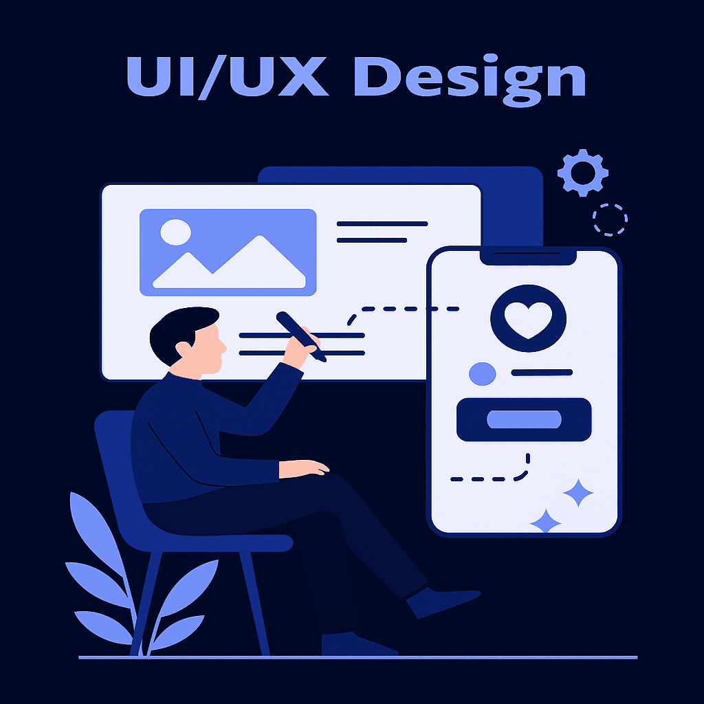 UI/UX Design - We craft user experiences that feel like home. From wireframes to polished interfaces, we design intuitive, human-centered experiences for local and global audiences alike.